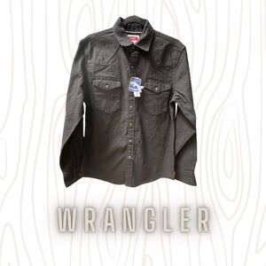 Wrangler Black Denim Shirt